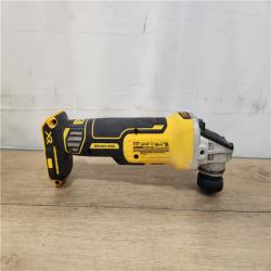AS-IS- DEWALT 20V MAX XR Cordless Brushless 4.5 in. Slide Switch Small Angle Grinder with Kickback Brake (Tool Only)