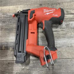 AS-IS Milwaukee  FUEL 18-Volt Lithium-Ion Brushless Cordless Gen II 18-Gauge Brad Nailer (Tool-Only)
