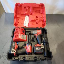 AS-IS- Milwaukee FUEL 18V Lithium-Ion Brushless Cordless Hammer Drill and Impact Driver Combo Kit