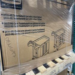 DALLAS LOCATION- NEW!- Rubbermaid TradeMaster® Cart with 4 Drawers and Cabinet  Small