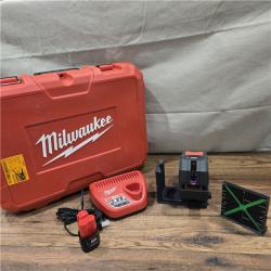 AS-IS Milwaukee M12 Green Laser Kit Cross Line & 4 Points