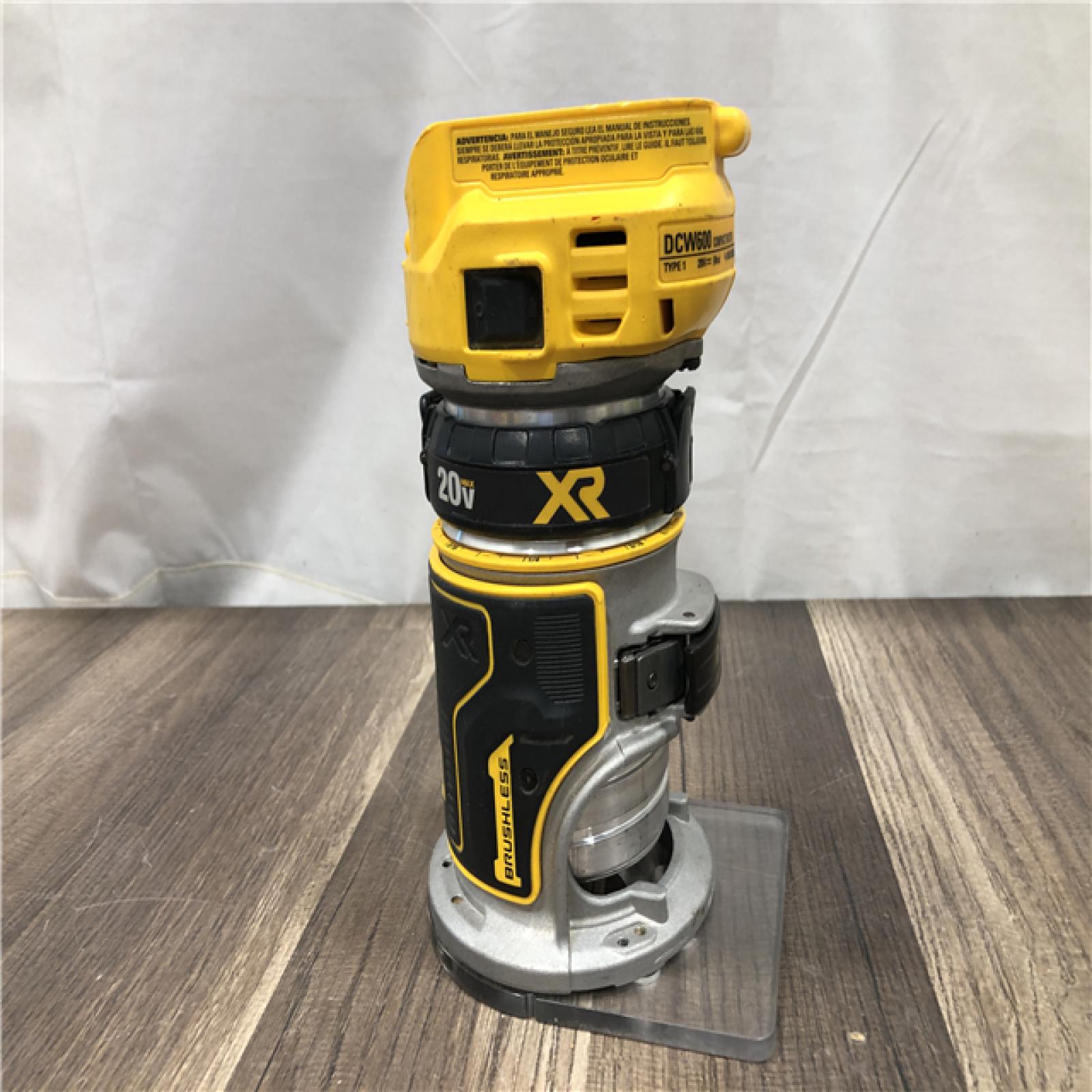 AS-IS DEWALT 20V MAX XR Cordless Brushless Fixed Base Compact Router (Tool Only)