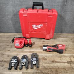 HOUSTON LOCATION - AS-IS M12 12-Volt Lithium-Ion Force Logic Cordless Press Tool Kit (3 Jaws Included) with Two 1.5 Ah Battery and Hard Case