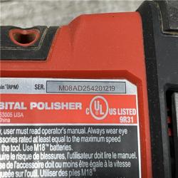 AS-IS Milwaukee FUEL18V Lithium-Ion Brushless Cordless 15MM DA Polisher (Tool-Only)