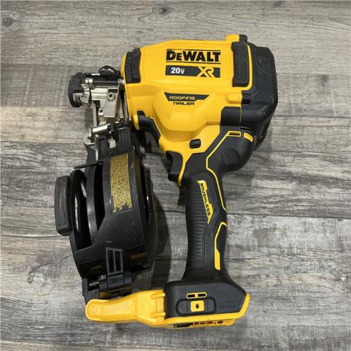 AS-IS DEWALT 20V MAX 15-Degree Electric Cordless Roofing Nailer (Tool Only)