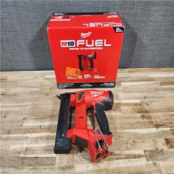 HOUSTON LOCATION - AS-IS (APPEARS LIKE NEW) Milwaukee FUEL 18-Volt Lithium-Ion Brushless Cordless 18-Gauge 1/4 in. Narrow Crown Stapler (Tool-Only)