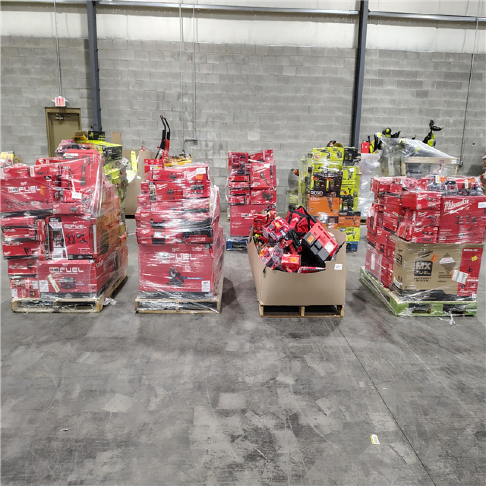 Pittston Location As-Is Power Tools Partial Truckload (13 Pallets)  5205-B