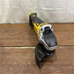 AS-IS DeWalt DCG405B 20V Max XR 4.5-Inch Slide Switch Small Angle Grinder (Tool Only)