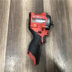 AS-IS Milwaukee FUEL 12V Lithium-Ion Brushless Cordless Stubby 1/2 in. Impact Wrench (Tool-Only)