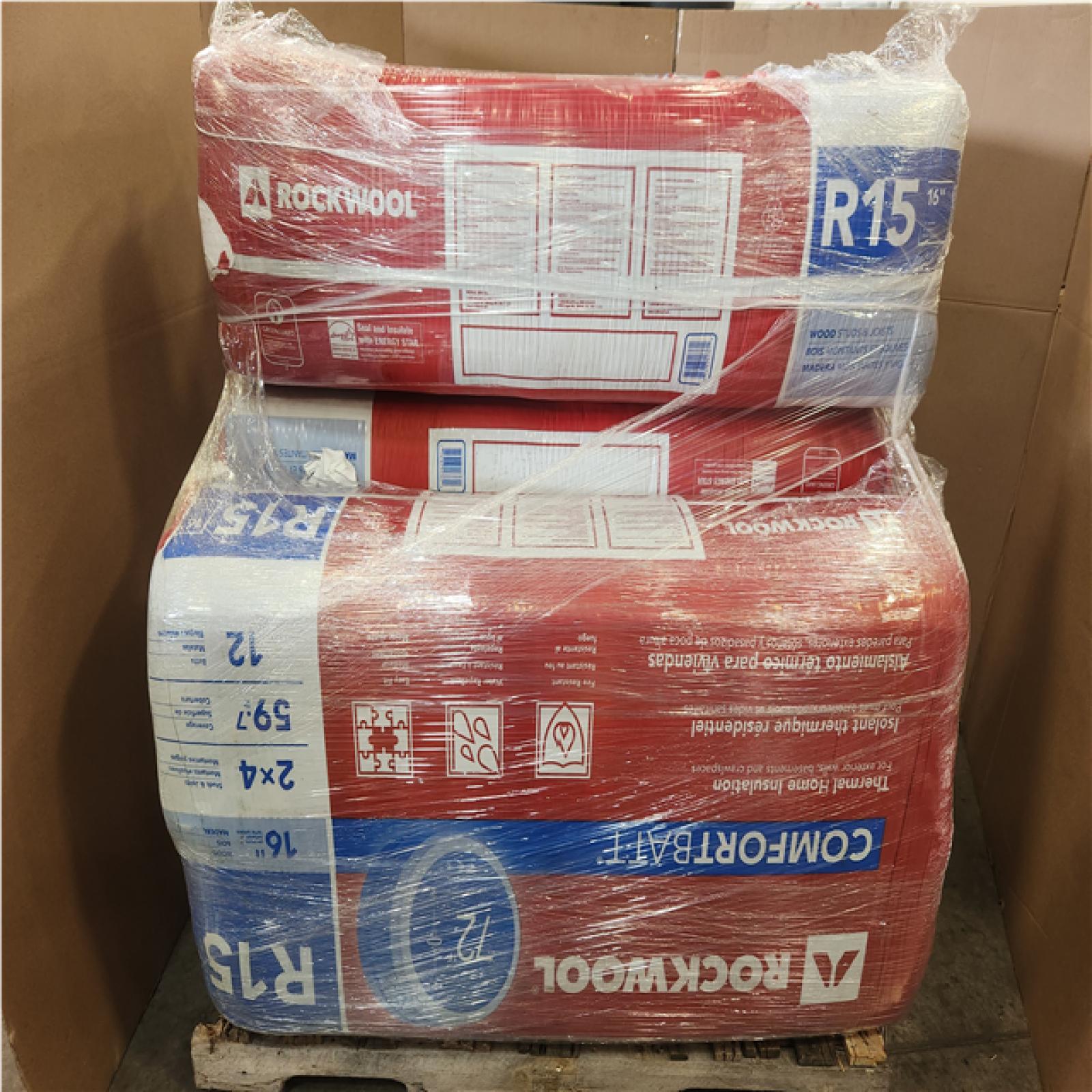 Phoenix 5 ROCKWOOL R-15 Comfortbatt 3-1/2 in. x 15 in. x 47 in. Fire Resistant Stone Wool Insulation Batt (238 sq. ft.)