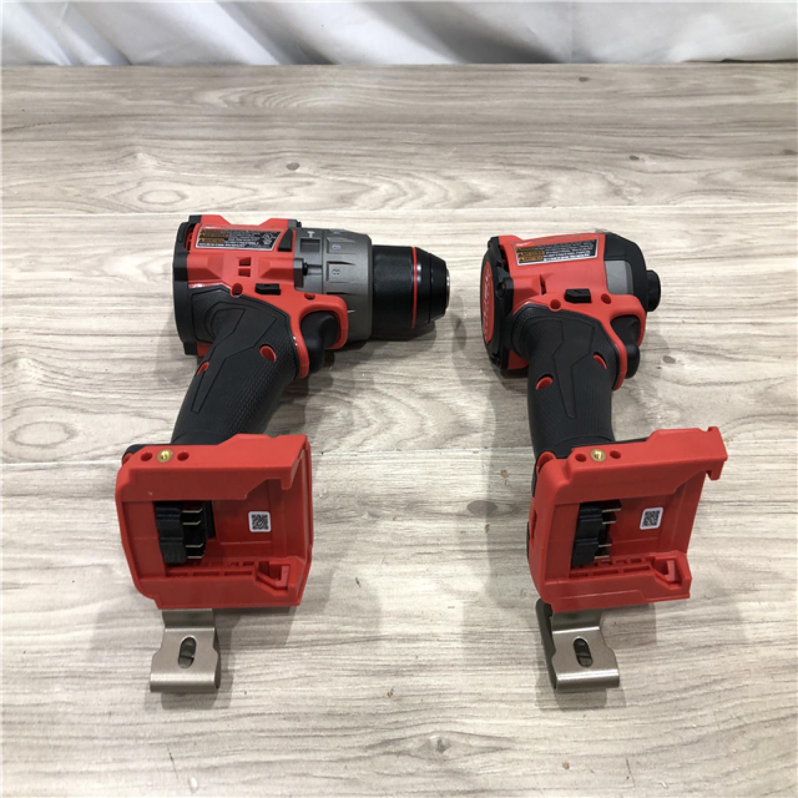 AS-IS Milwaukee FUEL 18V Lithium-Ion Cordless Hammer Drill and Impact Driver Combo Kit