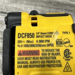 AS-IS DEWALT ATOMIC 20V MAX Cordless Brushless Compact 1/4 in. Impact Driver (Tool Only)