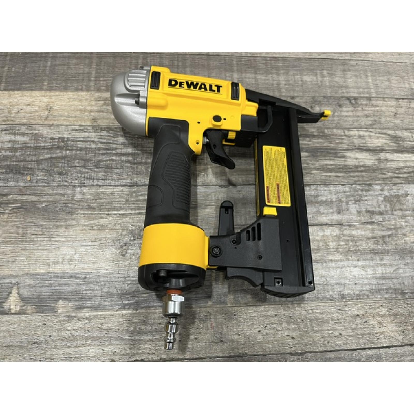 AS-IS DEWALT Pneumatic 18-Gauge 1/4 in. Crown Corded Stapler