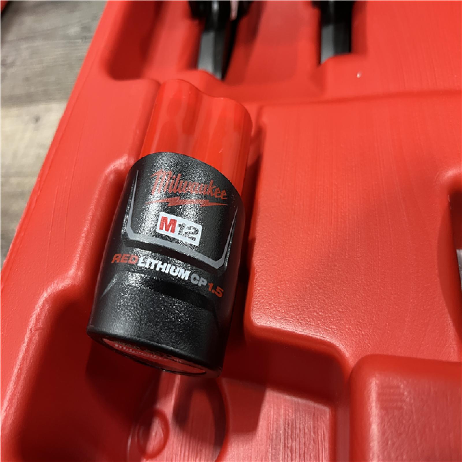 AS-IS Milwaukee 12-Volt Lithium-Ion Force Logic Cordless Press Tool Kit