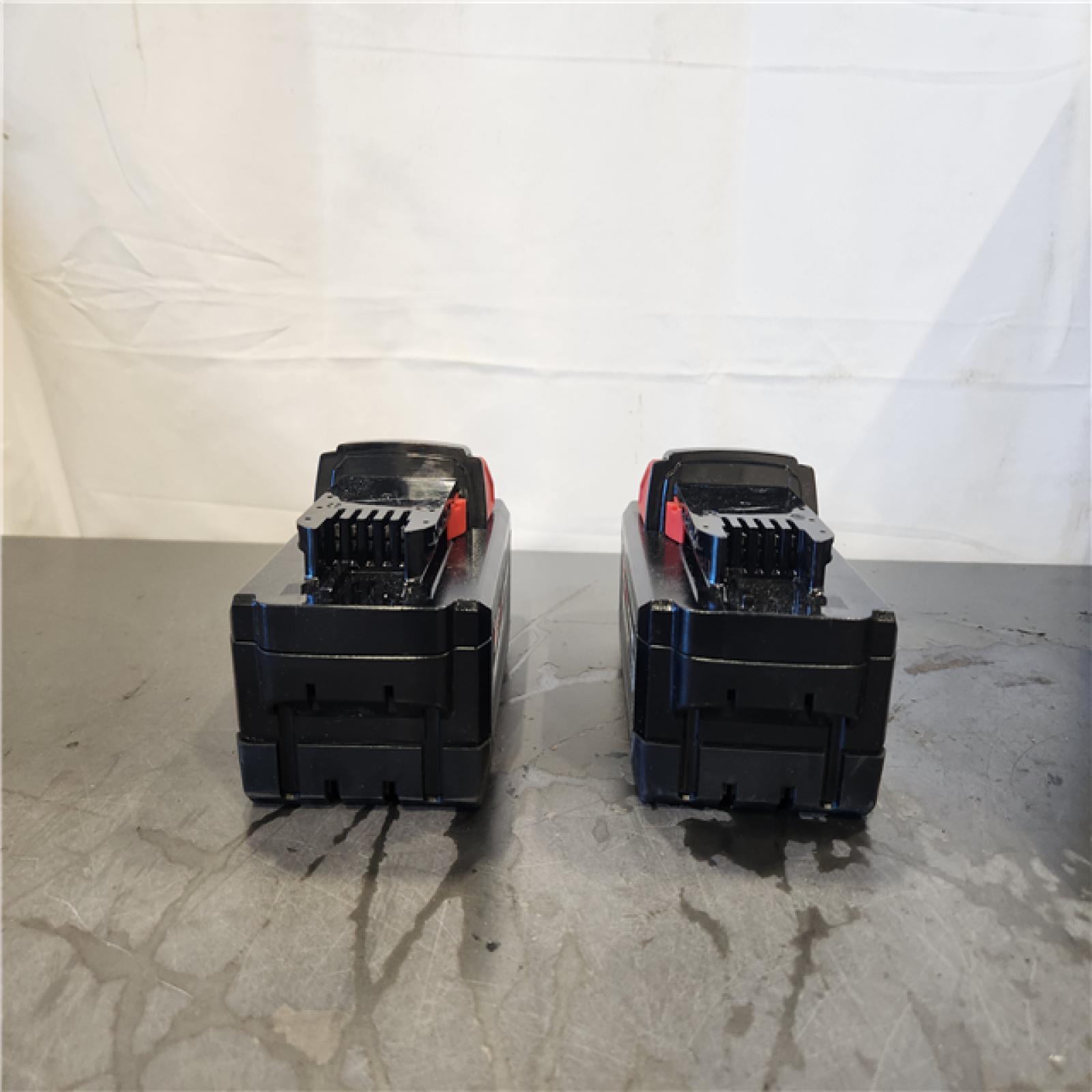 AS-IS- Milwaukee 48-11-1862 M18 REDLITHIUM HIGH OUTPUT 6.0Ah Battery Pack (2-Pack) New