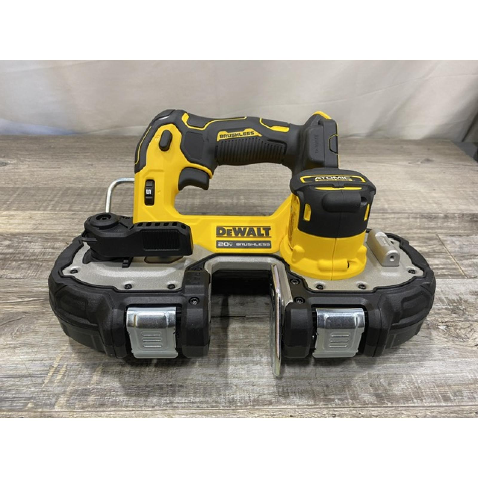 AS-IS DEWALT ATOMIC 20V MAX Cordless Brushless Compact 1-3/4 in. Bandsaw (Tool Only)