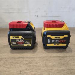 AS-IS DEWALT FLEXVOLT 20V/60V MAX Lithium-Ion 6.0Ah Battery Pack (2 Pack)