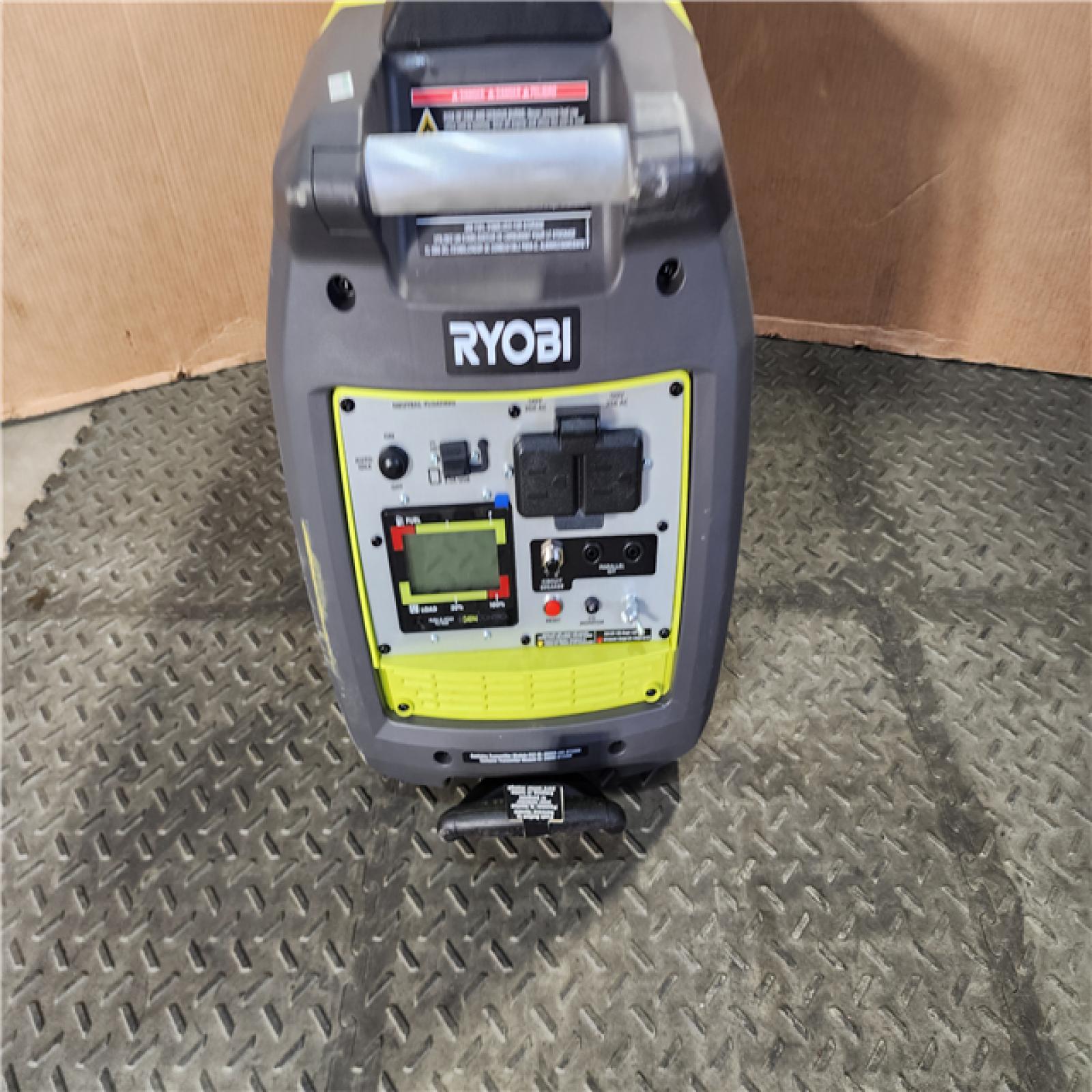 HOUSTON LOCATION - AS-IS RYOBI 2,300-Watt Recoil Start Bluetooth Super Quiet Gasoline Powered Digital Inverter Generator with CO Shutdown Sensor