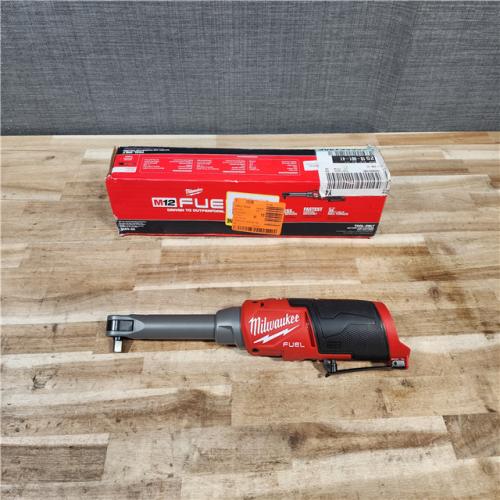 HOUSTON LOCATION - AS-IS Milwaukee  FUEL 12V Lithium-Ion Brushless Cordless 3/8 in. Extended Reach High Speed Ratchet (Tool Only)