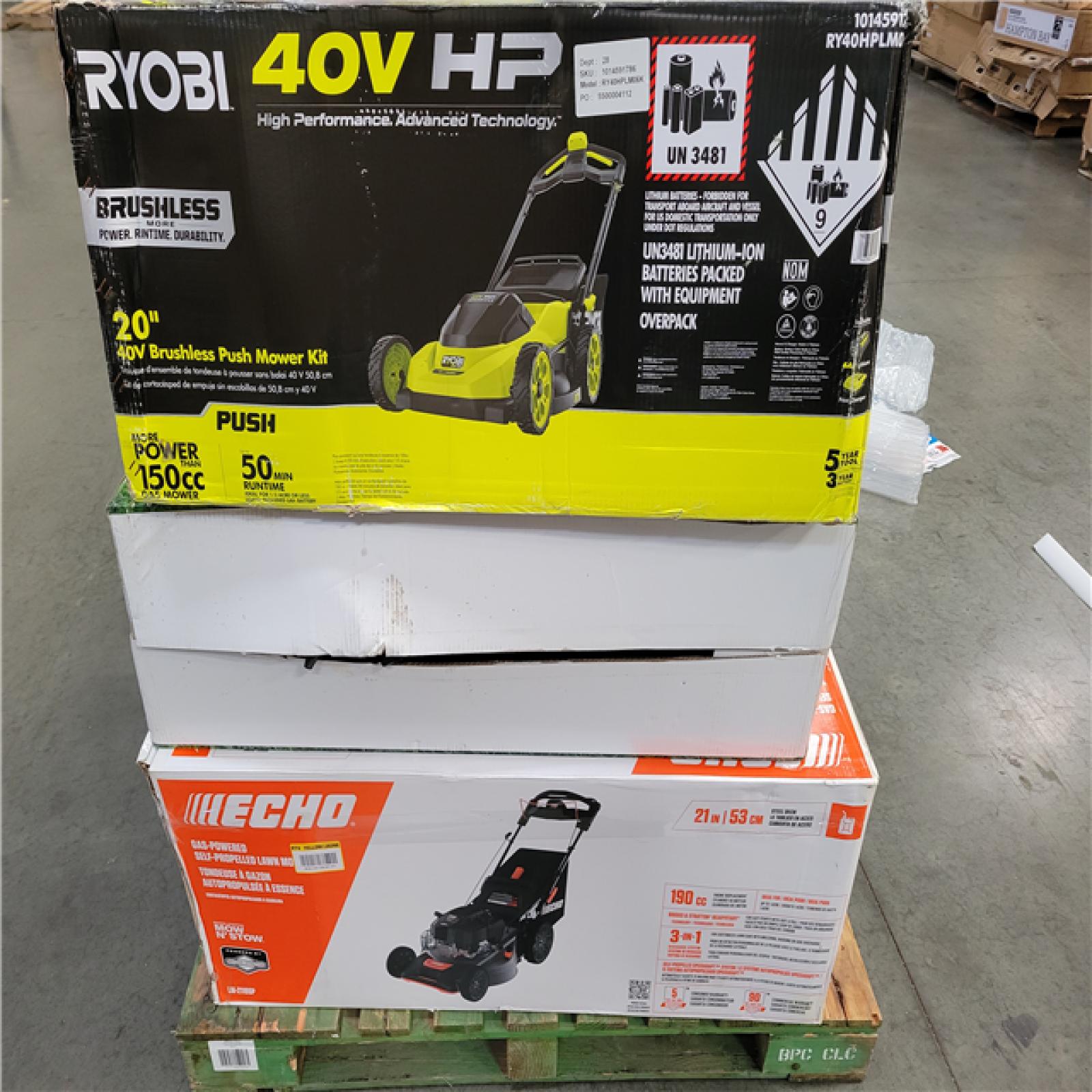 CALIFORNIA AS-IS OUTDOOR POWER EQUIPMENT