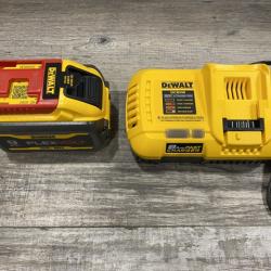 AS-IS DEWALT 20V/60V MAX FLEXVOLT Lithium-Ion 9.0Ah Battery and Charger Starter Kit
