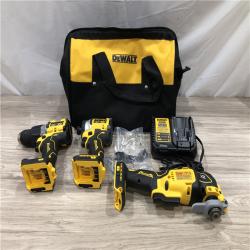 AS-IS DEWALT 20V MAX Lithium-Ion Cordless 3-Tool Combo Kit