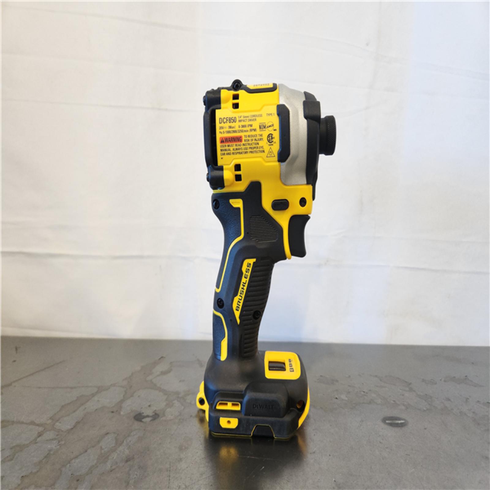 AS-IS- ATOMIC 20V MAX Cordless Brushless Compact 1/4 in. Impact Driver (Tool Only)