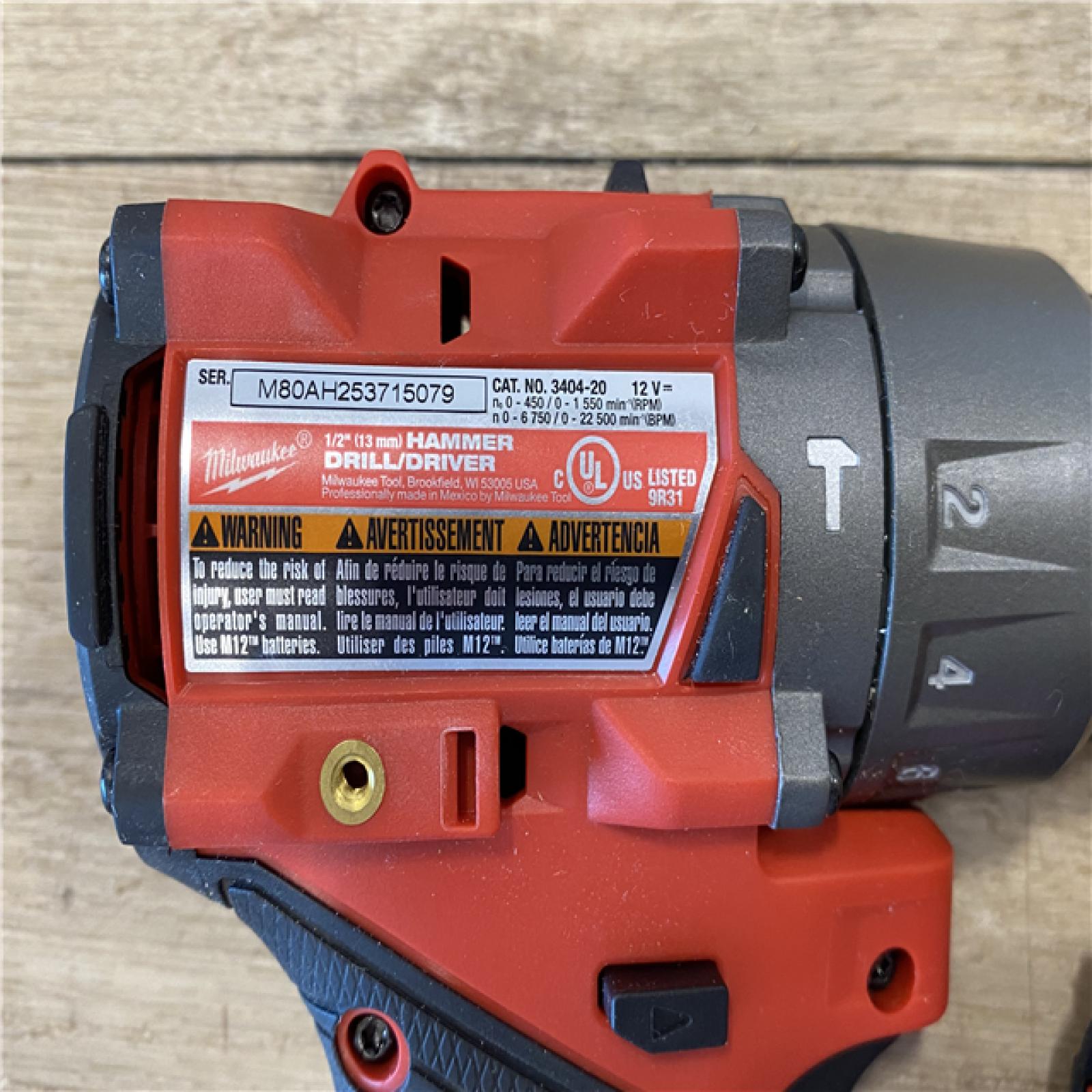 AS-IS Milwaukee FUEL 12-Volt Lithium-Ion Brushless Cordless Hammer Drill and Impact Driver Combo Kit