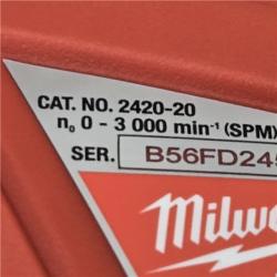 AS-IS Milwaukee 2420-21 12V 1.5Ah Cordless Straight Handle Reciprocating Saw Kit