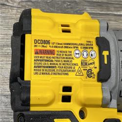 AS-IS DEWALT 20V XR Brushless Cordless 1/2 in. Hammer Drill (Tool-Only)