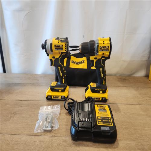 AS-IS- DEWALT ATOMIC 20-Volt MAX Lithium-Ion Cordless (2-Tool) Combo Kit