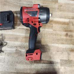 HOUSTON LOCATION - AS - IS Milwaukee FUEL 18V Lithium-Ion Brushless Cordless 1/2 in. Impact Wrench with Friction Ring W/ BATTERY & CHARGER