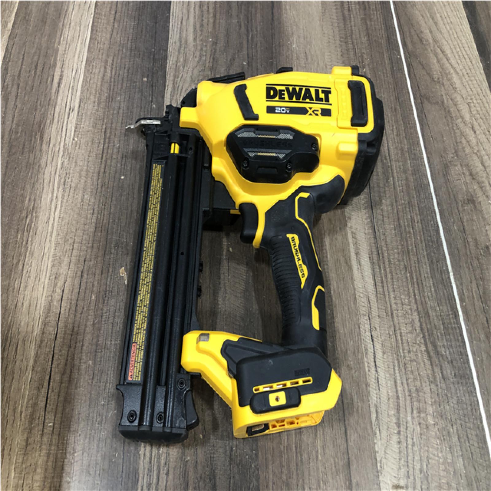 AS-IS DEWALT 20V MAX XR 18 Gauge Cordless Brad Nailer (Tool Only)