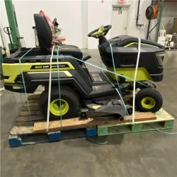 Dallas Location - As-Is RYOBI 80V HP Brushless 42 in. Battery Electric Cordless Riding Lawn Tractor