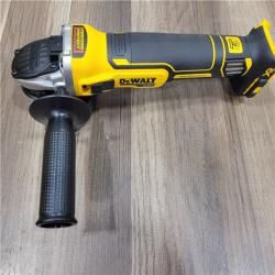 AS-IS DeWalt DCG405B 20V Max XR 4.5-Inch Slide Switch Small Angle Grinder (Tool Only)