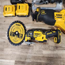 HOUSTON LOCATION - AS-IS DEWALT 20V MAX Lithium-Ion Cordless 5-Tool Combo Kit