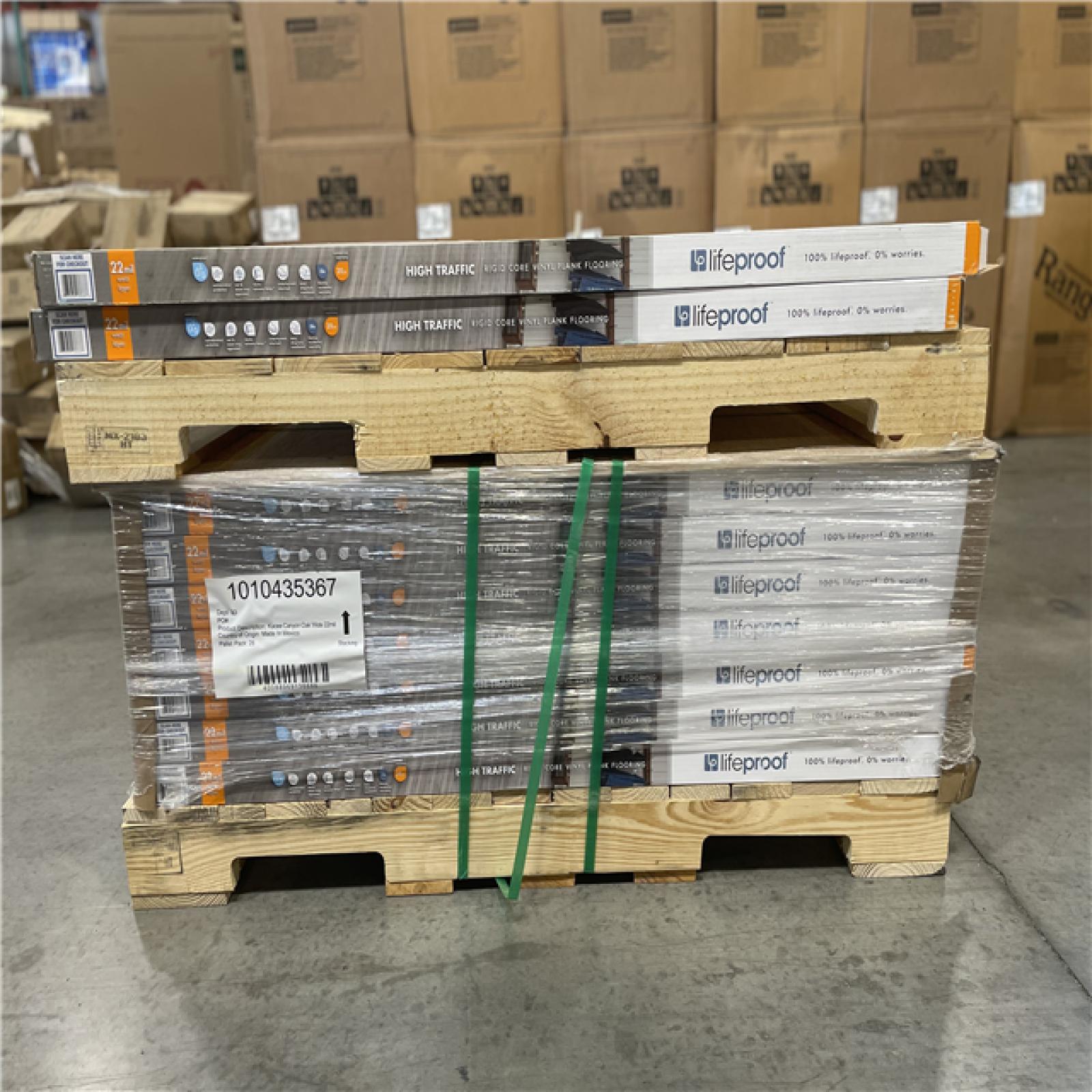 DALLAS LOCATION- LIFEPROOF Kacee Canyon Oak 22 MIL x 8.7 in. W x 48 in.L Vinyl Plank Flooring PALLET (36 CASES)