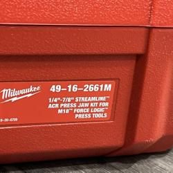 AS-IS Milwaukee 1/4 in. -7/8 in. Streamline ACR Copper Press Jaw Kit for M18 FORCE LOGIC Press Tools