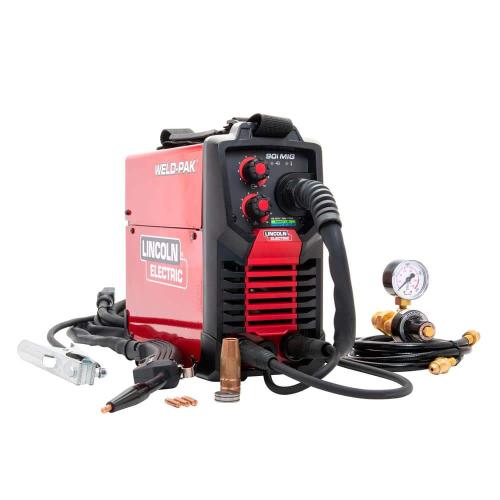 Phoenix Location NEW Lincoln Electric WELD-PAK 90i MIG and Flux-Cored Wire Feeder Welder with Gas Regulator 008