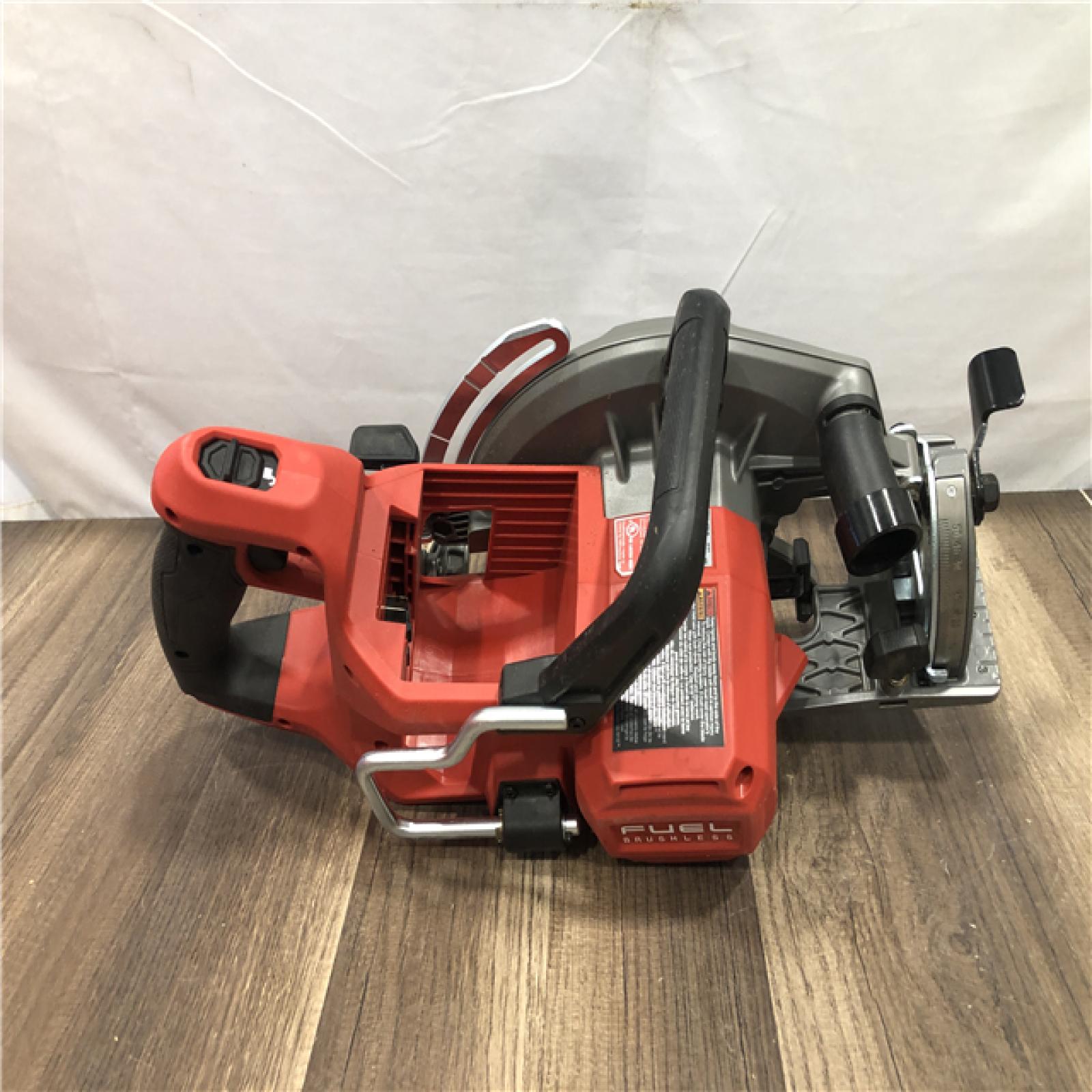 AS-IS Milwaukee  FUEL 18V Lithium-Ion Cordless 7-1/4 in. Rear Handle Circular Saw (Tool-Only)