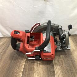 AS-IS Milwaukee  FUEL 18V Lithium-Ion Cordless 7-1/4 in. Rear Handle Circular Saw (Tool-Only)