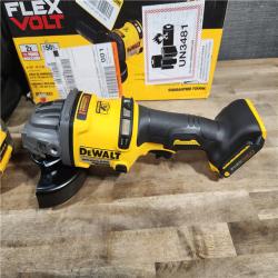 HOUSTON LOCATION - AS-IS DeWalt Flexvolt 60V Max Cordless Grinder  4.5 in; 6 in  Kit  W/ (2) BATTERY & CHARGER (DCG418X2)