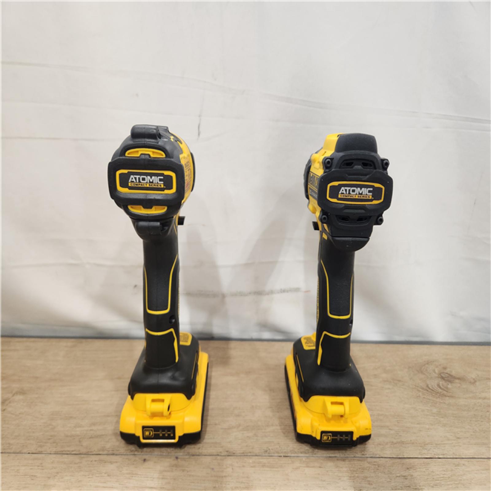 AS-IS- DEWALT ATOMIC 20-Volt MAX Lithium-Ion Cordless Combo (2-Tool) Kit