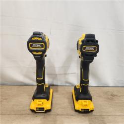 AS-IS- DEWALT ATOMIC 20-Volt MAX Lithium-Ion Cordless Combo (2-Tool) Kit