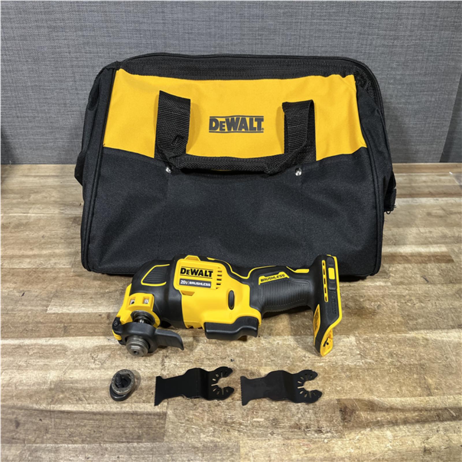 Houston Location AS-IS DEWALT ATOMIC 20V MAX Cordless Brushless Oscillating Multi Tool (Tool Only)