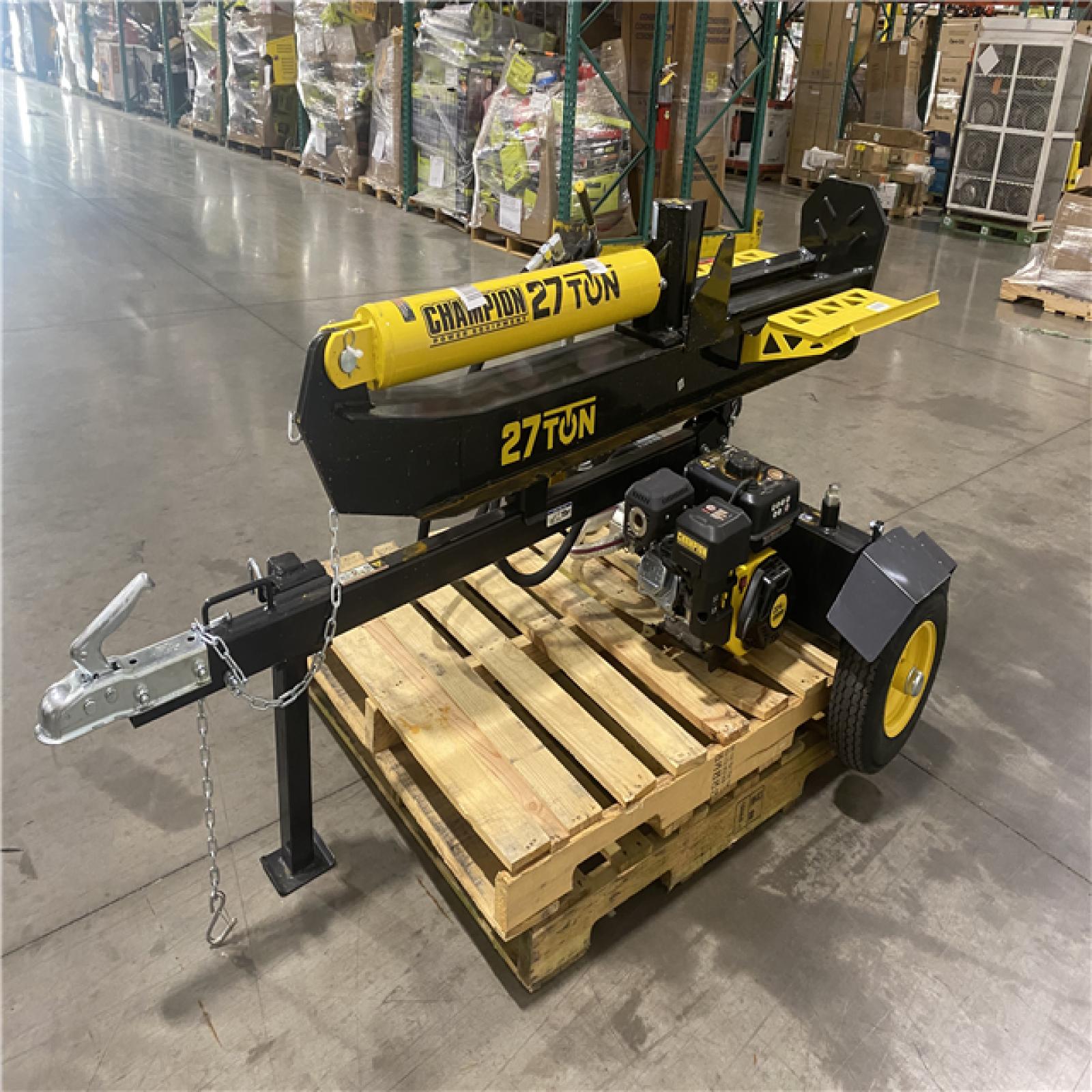 Dallas Location - As-Is Champion Power Equipment 27 Ton 224 cc Gas Powered Hydraulic Wood Log Splitter