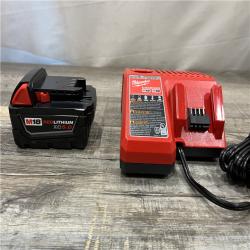 AS-IS Milwaukee 18-Volt Lithium-Ion XC Starter Kit with One 5.0Ah Battery and Charger