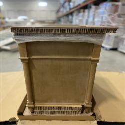 DALLAS LOCATION -Home Decorators Collection Aberdeen 48 in. Single Sink Antique Oak Bath Vanity with Carrara Marble Top (Assembled)