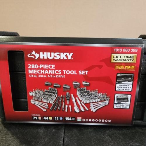 Phoenix NEW Husky 280-Piece SAE/Metric Mechanics Tool Set with Tool Box (SEALED)