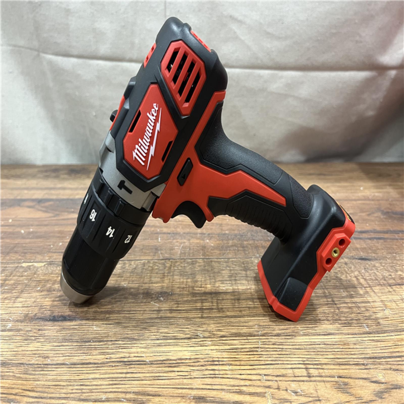 AS-IS MILWAUKEE M18 18V Lithium-Ion Cordless Combo Tool Kit with Two 3.0Ah Batteries, 1-Charger, 1-Tool Bag (4-Tool)